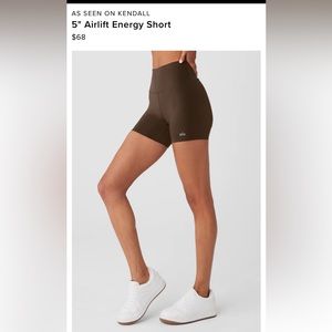 ALO 5” Airlift Energy Short XS